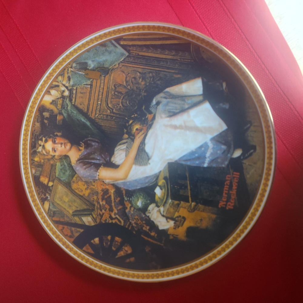 Vintage Norman Rockwell Decorative Plate